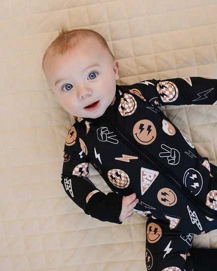 Bamboo Zip Romper | Rad Vibes: 0-3M
