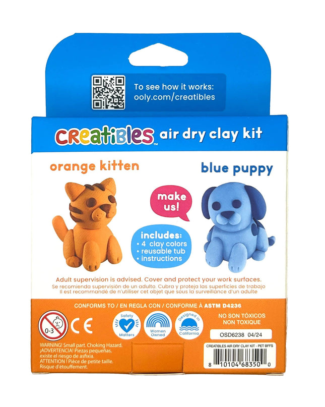 Creatibles D.I.Y. Air-Dry Clay Kit: Pets