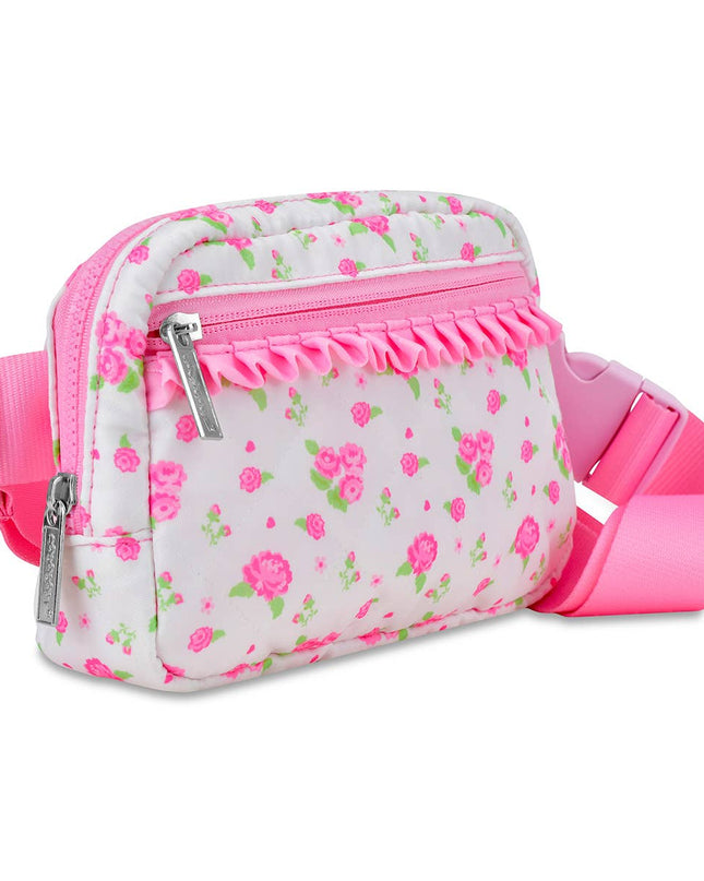Pretty in Pink Ruffle Belt Bag