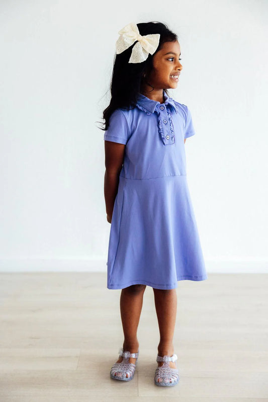 Periwinkle Polo Dress