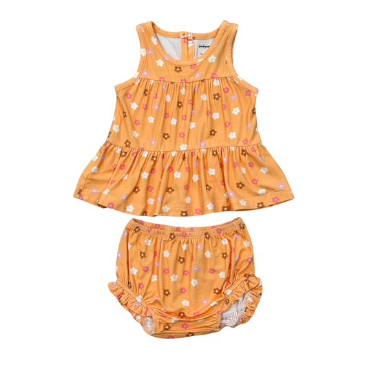 Peplum Bloomer Set | Desert Blooms