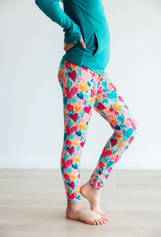 Heart Hustle Active Leggings