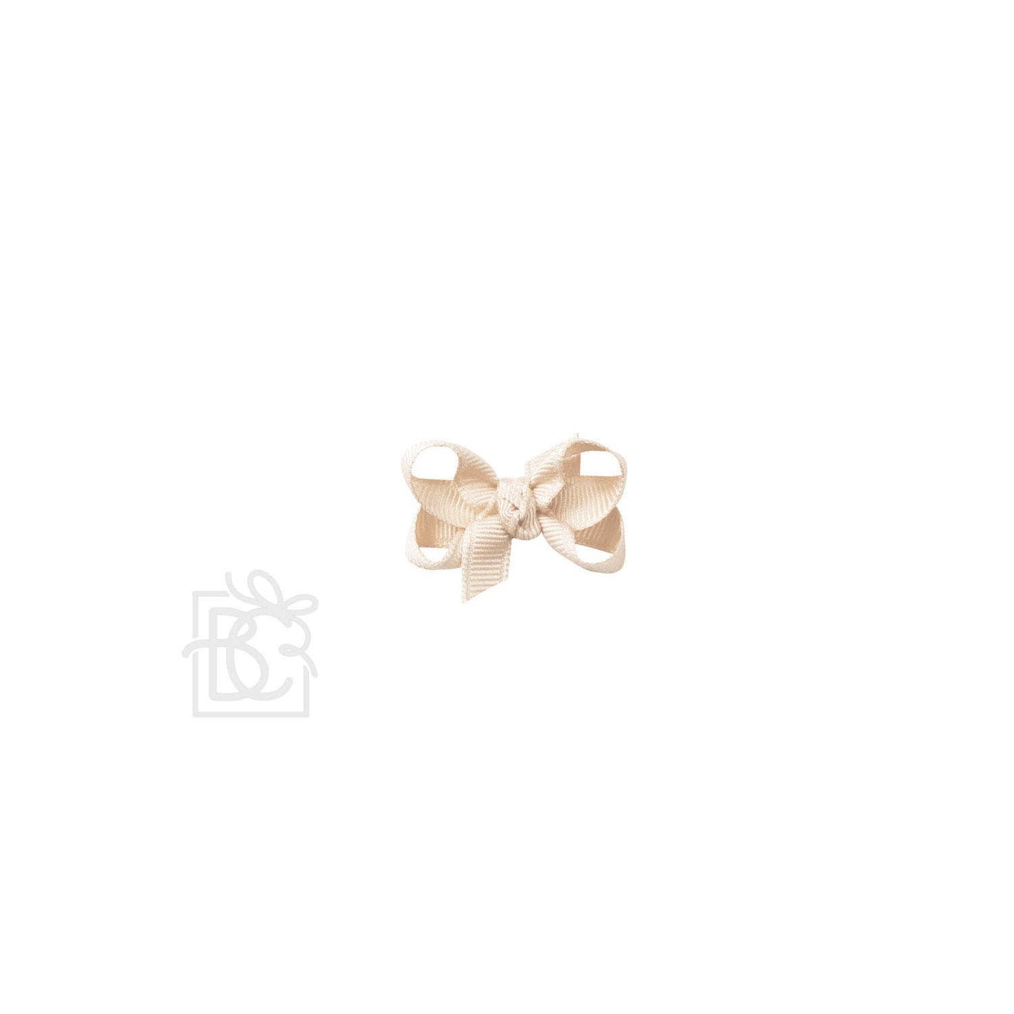 SIGNATURE GROSGRAIN BOW ON CLIP: 6.5" Jumbo - 2.25" Ribbon on Lg. Alligator Clip / PURPLE
