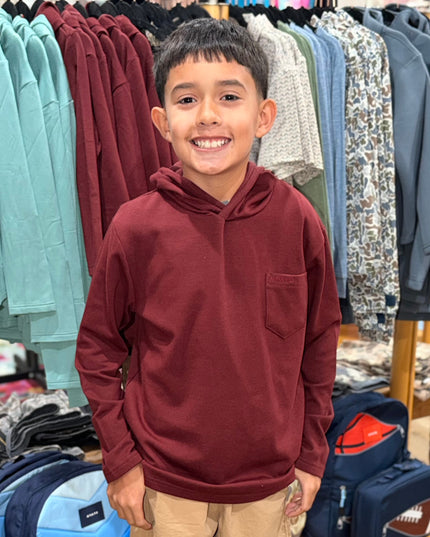 Shoreline Hoodie | Maroon