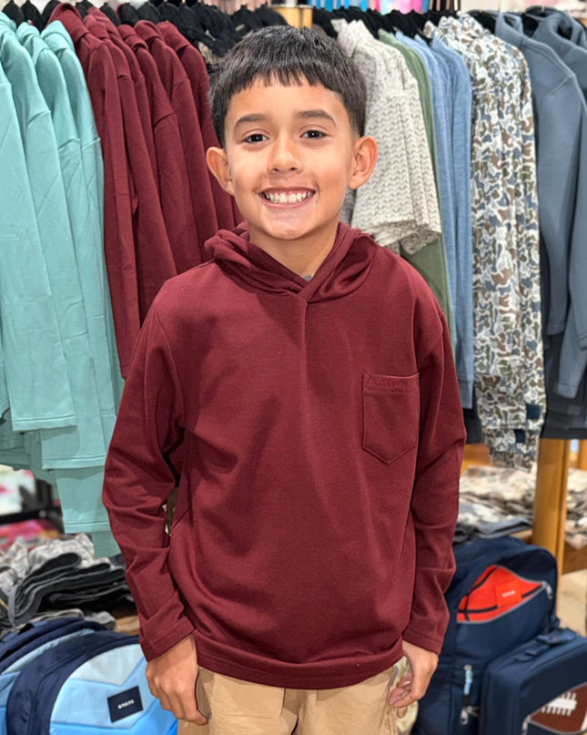 Shoreline Hoodie | Maroon