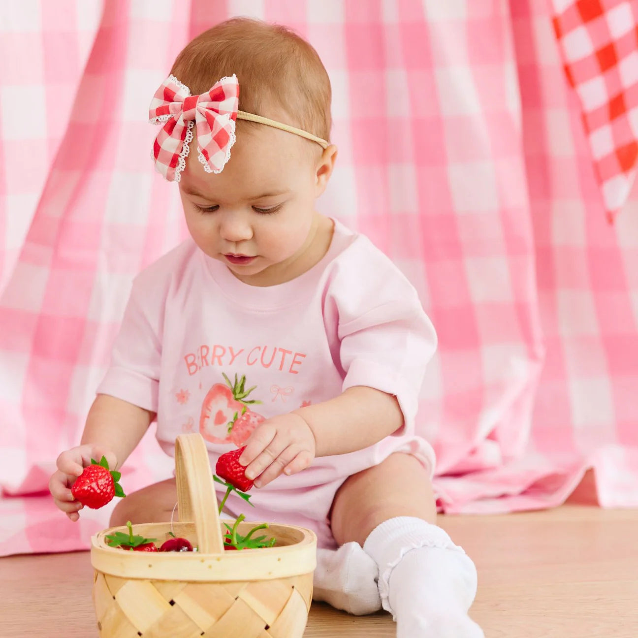 Berry Cute Strawberry Romper