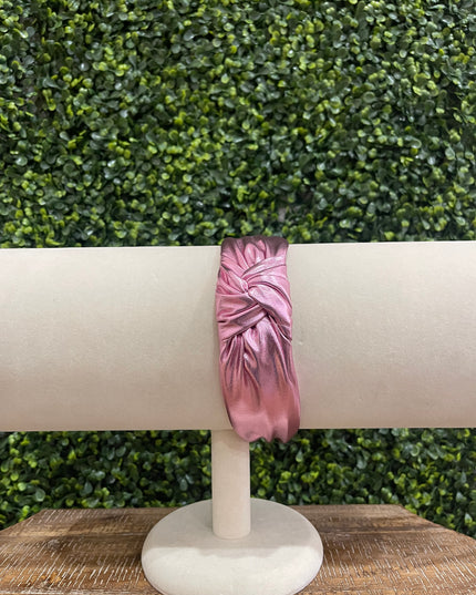 Metallic Light Pink Headband