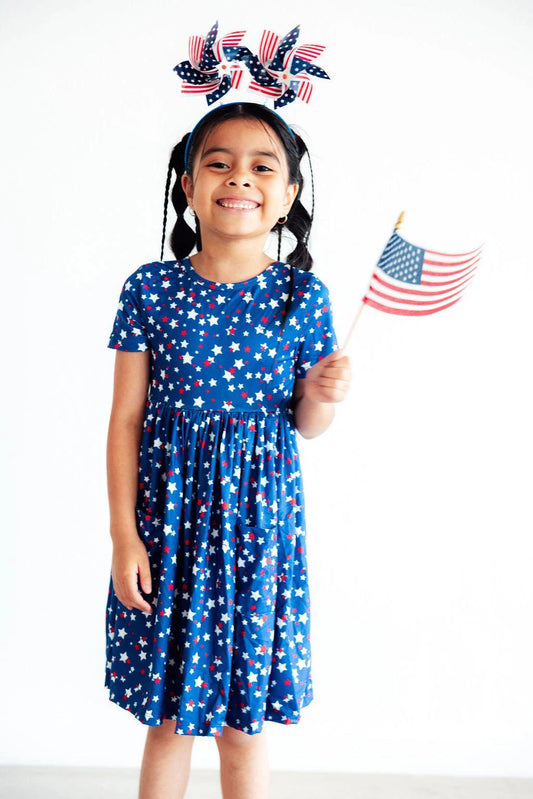 Star Bright Pocket Twirl Dress