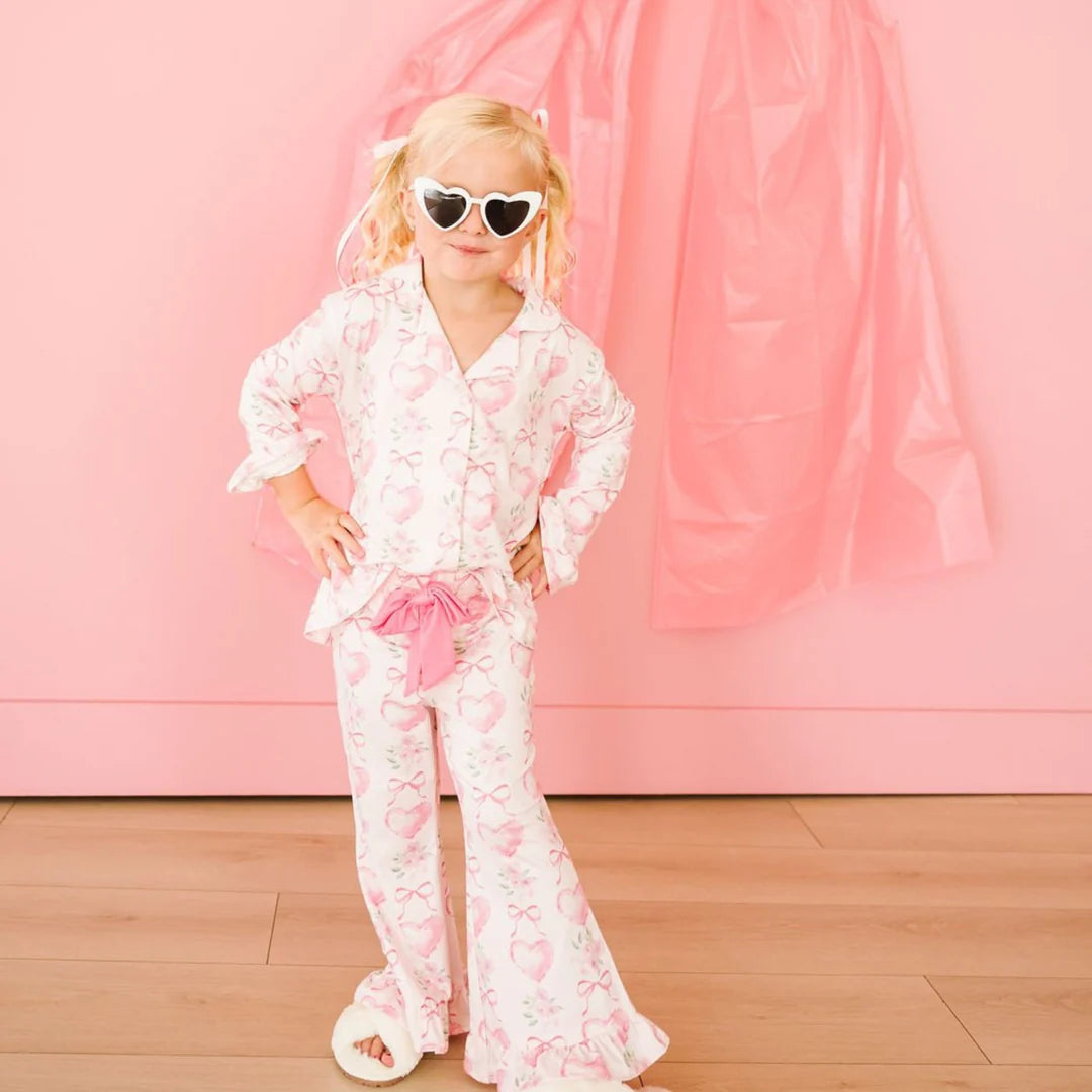 Heart Floral Trellis Valentine’s Day Lounge Set