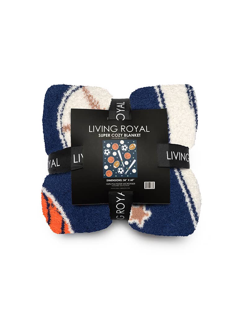 Throw Blanket - Sporting Equipment - Blue
