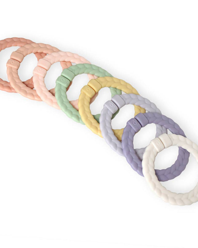 Bitzy Bespoke Itzy Rings™ Linking Ring Set: Rainbow