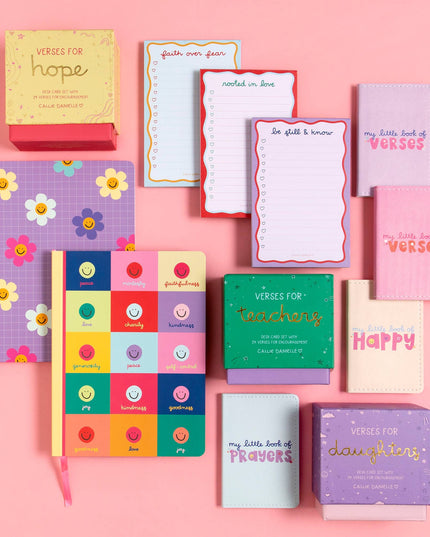 Verses for Daughters – Bible Verse Card Set + Display Stand