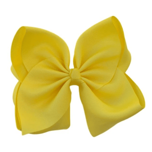 6” Solid Grosgrain Bow | Yellow