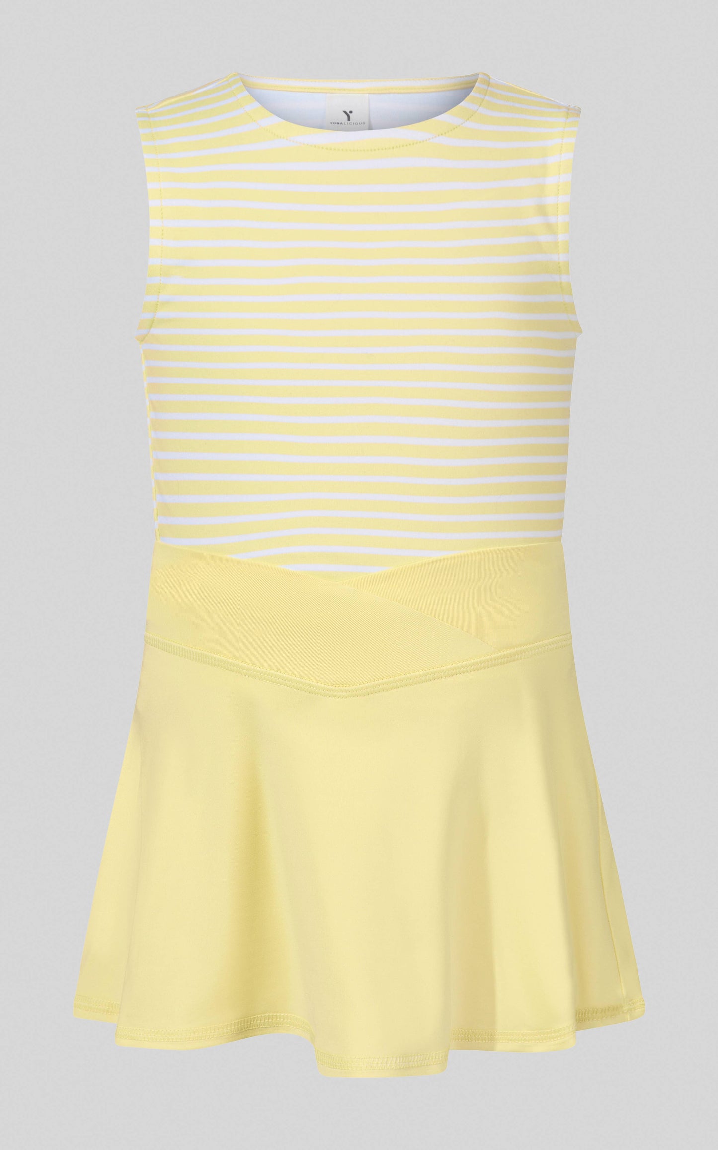 Activewear Tank + Crossover Skort + Belt Bag | Butter Yellow