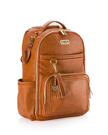 Cognac Boss Plus™ Backpack Diaper Bag