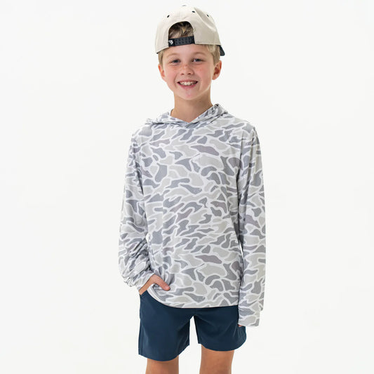 Performance Hoodie | White Camo