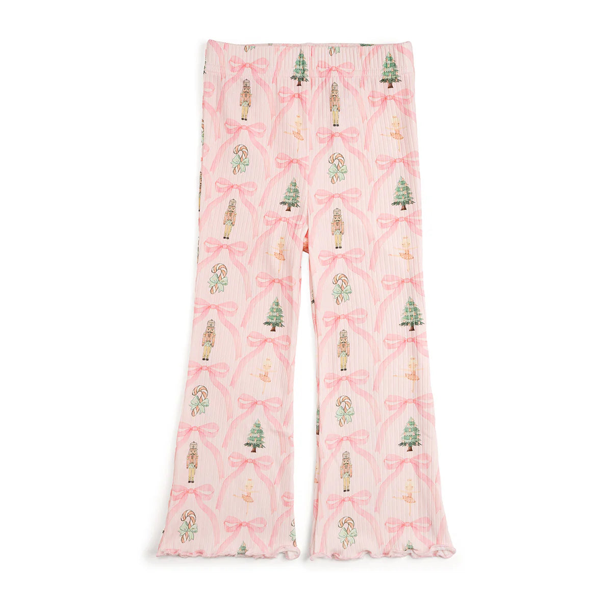 Nutcracker Trellis Christmas Flare Leggings
