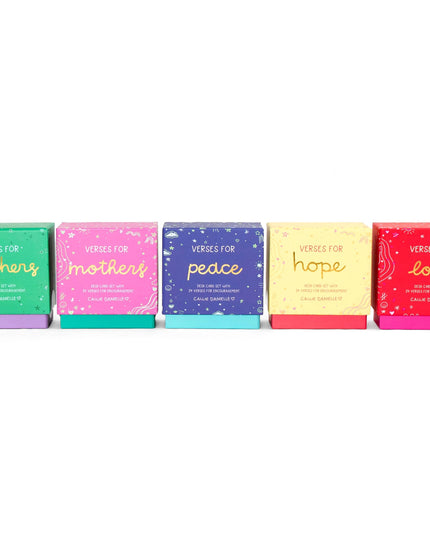 Verses for Love – Bible Verse Card Set with Display Stand