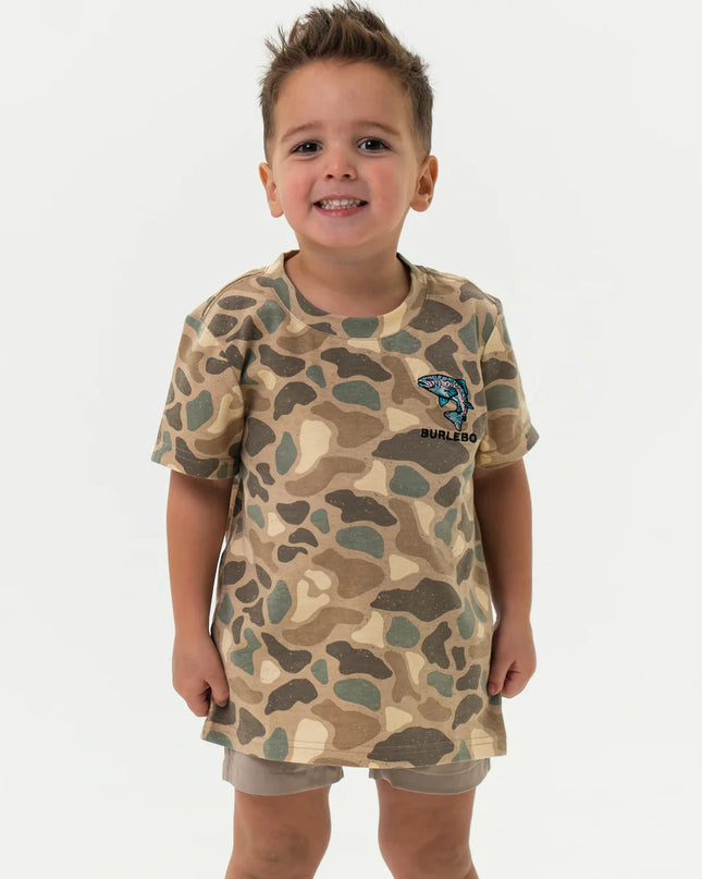 Youth Retro Pintail Camo Tee | Jumping Fish
