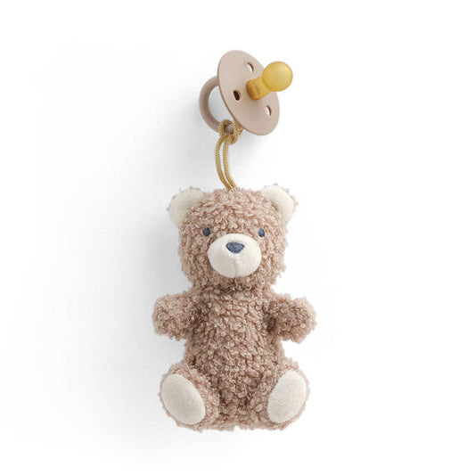 Bitzy Bear Natural Rubber Pacifier & Plush