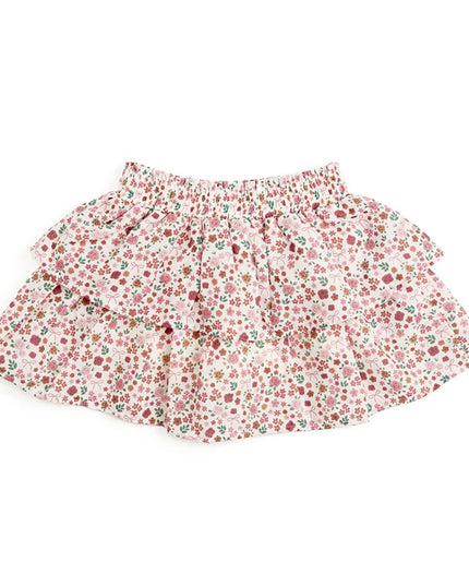 Berry Floral Skort
