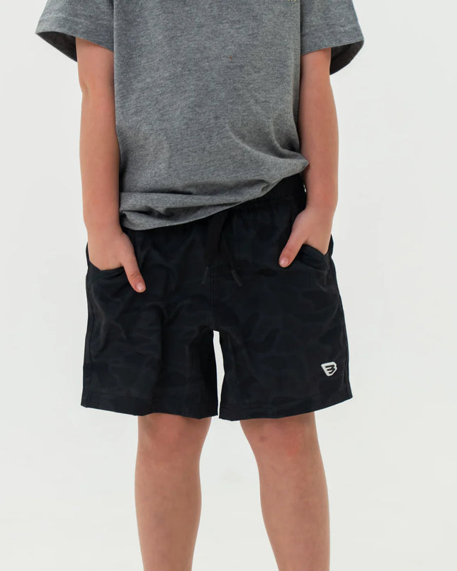 Athletic Shorts | Black Camo | Black Liner
