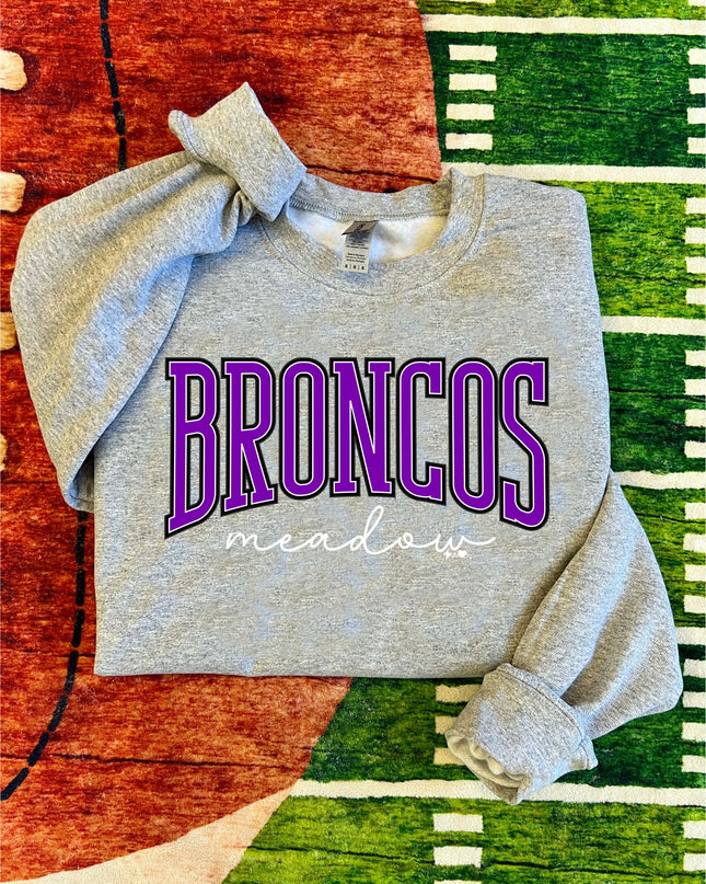 Meadow Broncos Wildcats Game Day Sweatshirt