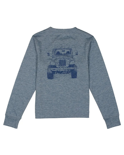 Portland Pocket Tee LS | Rod Runner Ocean
