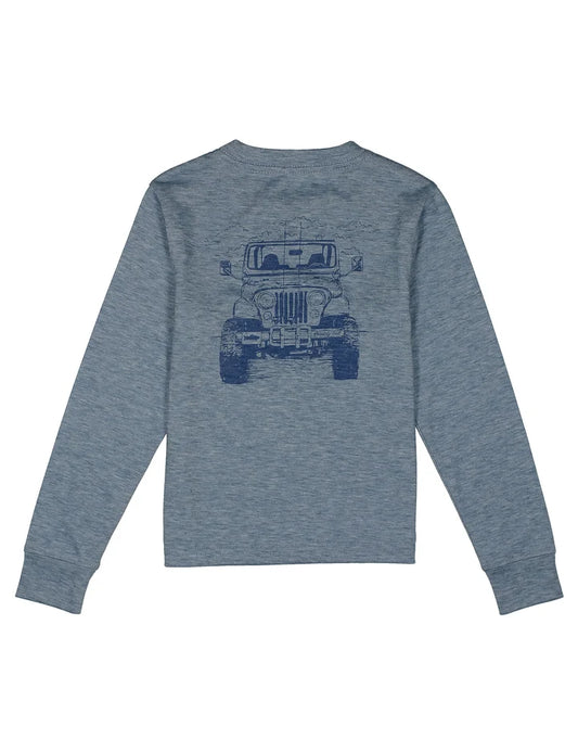 Portland Pocket Tee LS | Rod Runner Ocean