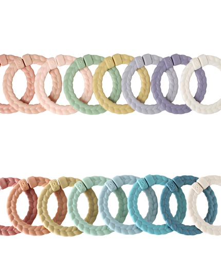 Bitzy Bespoke Itzy Rings™ Linking Ring Set: Rainbow