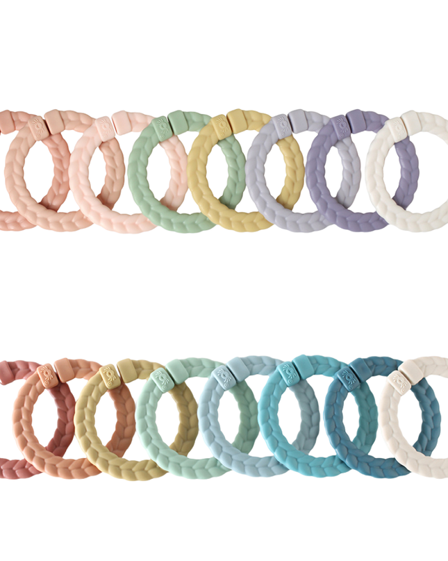 Bitzy Bespoke Itzy Rings™ Linking Ring Set: Rainbow
