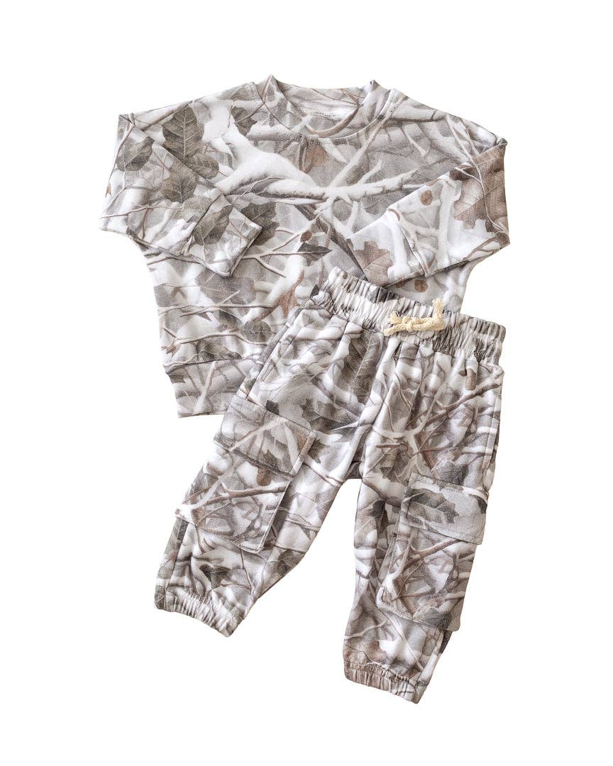 Camo Cargo Jogger Set