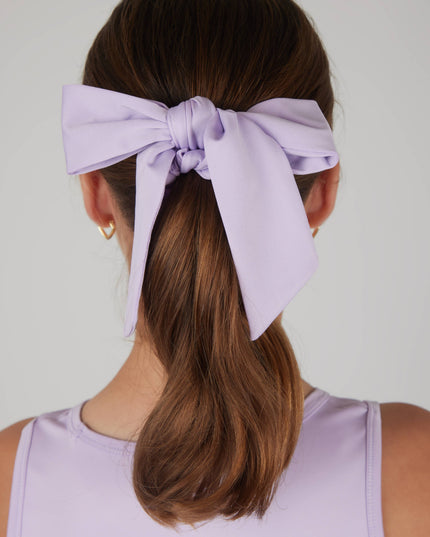 Tank + Mesh Jersey Ruffle Skort + Scrunchie Set | Pastel Lilac