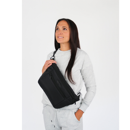 Ritzy Pack  Fanny Pack & Crossbody Diaper Bag: Black