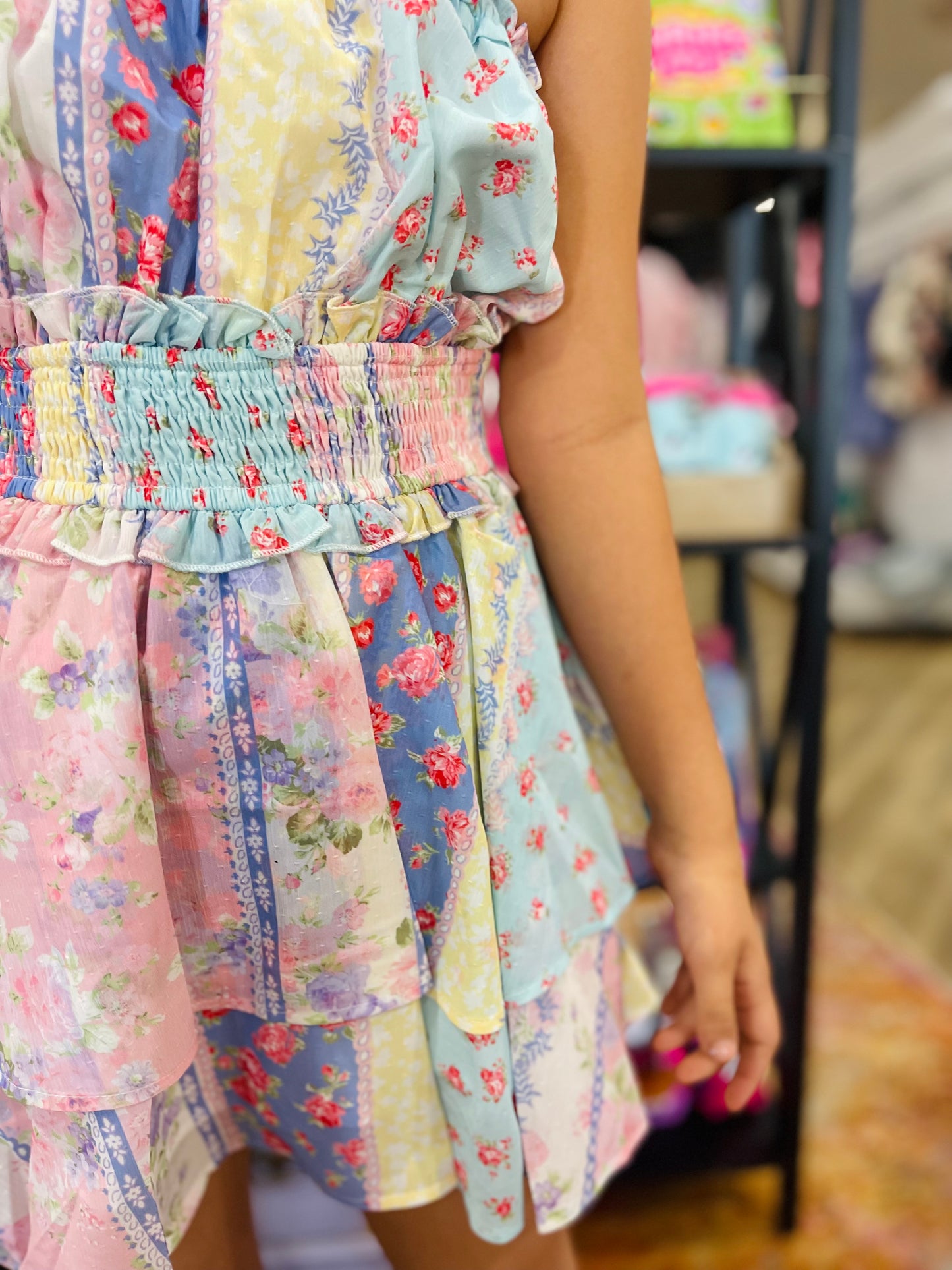 Pastel Floral Multi Color Romper