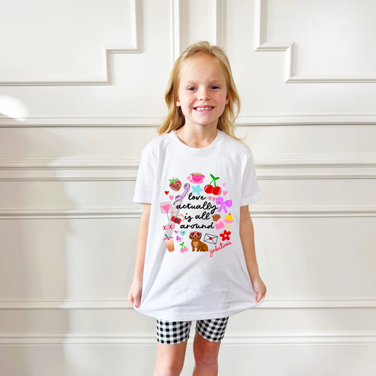 Love Actually Is All Around Youth Tee