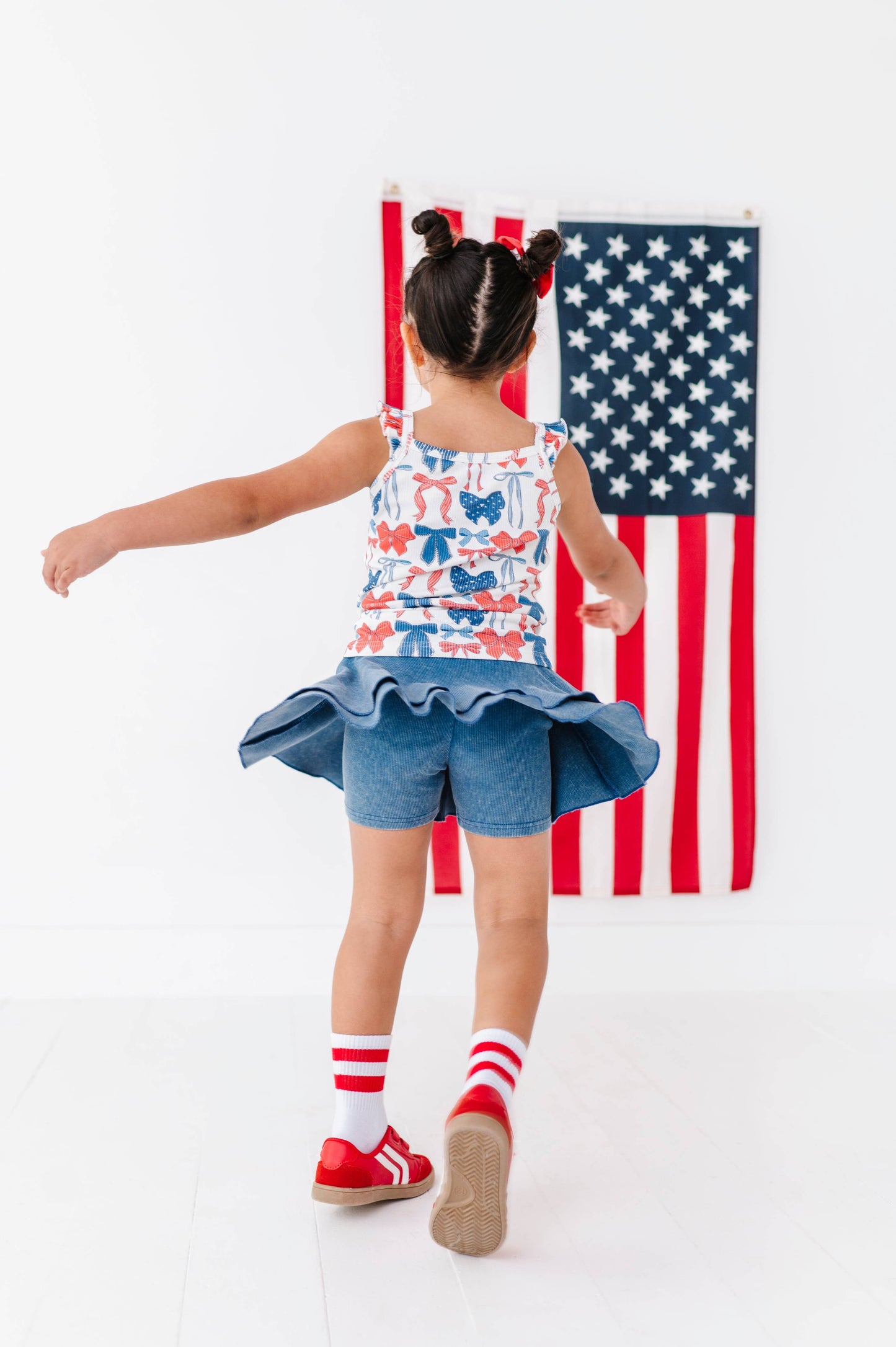 Red, White & BOW | Ribbed Tank | JUNE 10