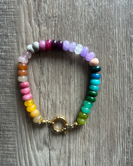 Natural Stone Multi Color Bracelet: A
