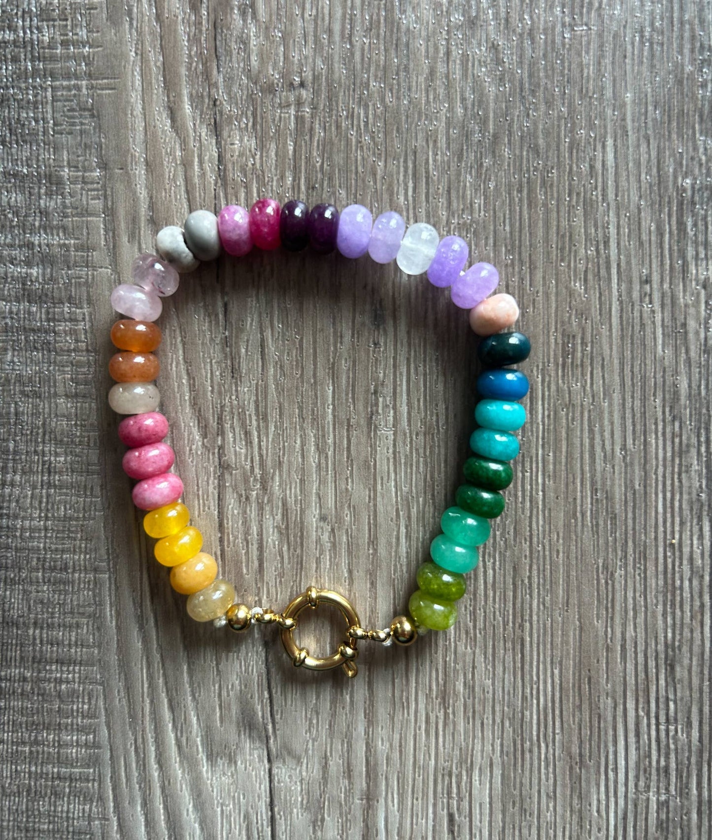 Natural Stone Multi Color Bracelet: A