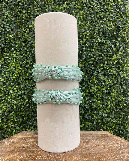 Mint Pearl Headband