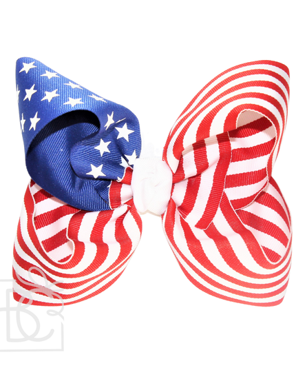 5.5" Specialty Bow | Stars and Stripes