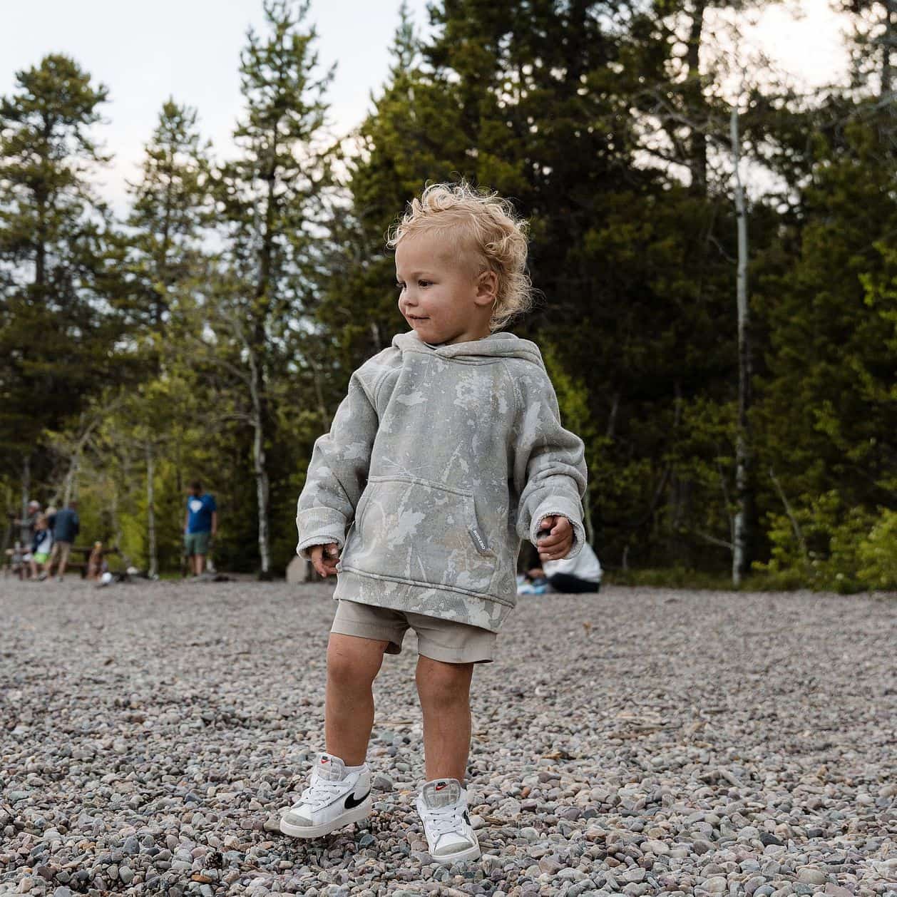 Youth Vintage Washed Hoodie | Drifter Camo