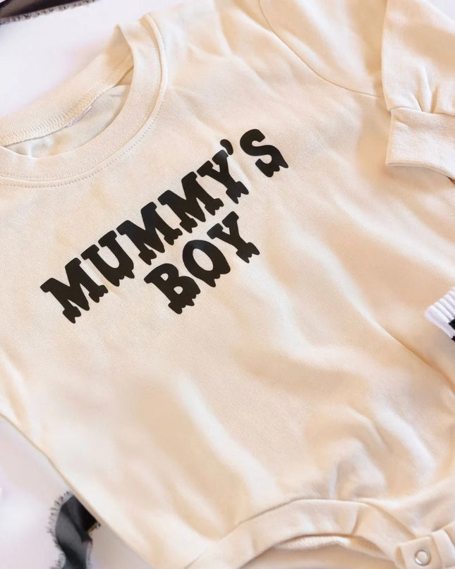 Mummy’s Boy Halloween Romper