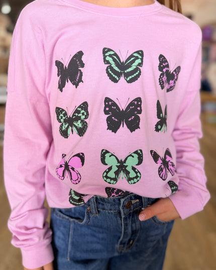 Mariposa LS Tee | Violet