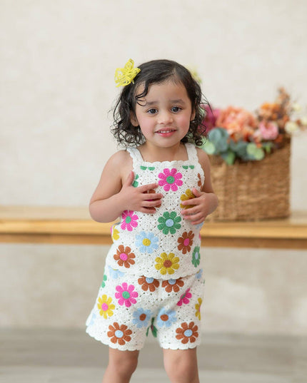 Summer Crochet Floral Set