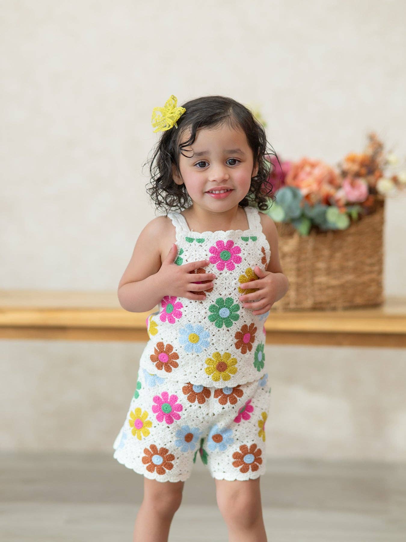 Summer Crochet Floral Set