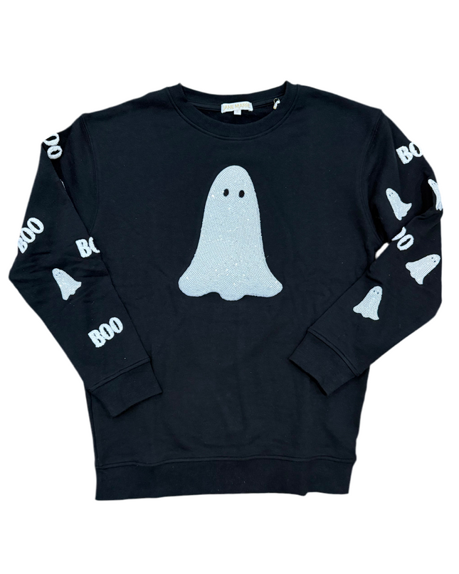 Boo Sequin Sweatshirt