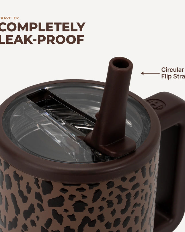 Brown Leopard | 20oz Traveler