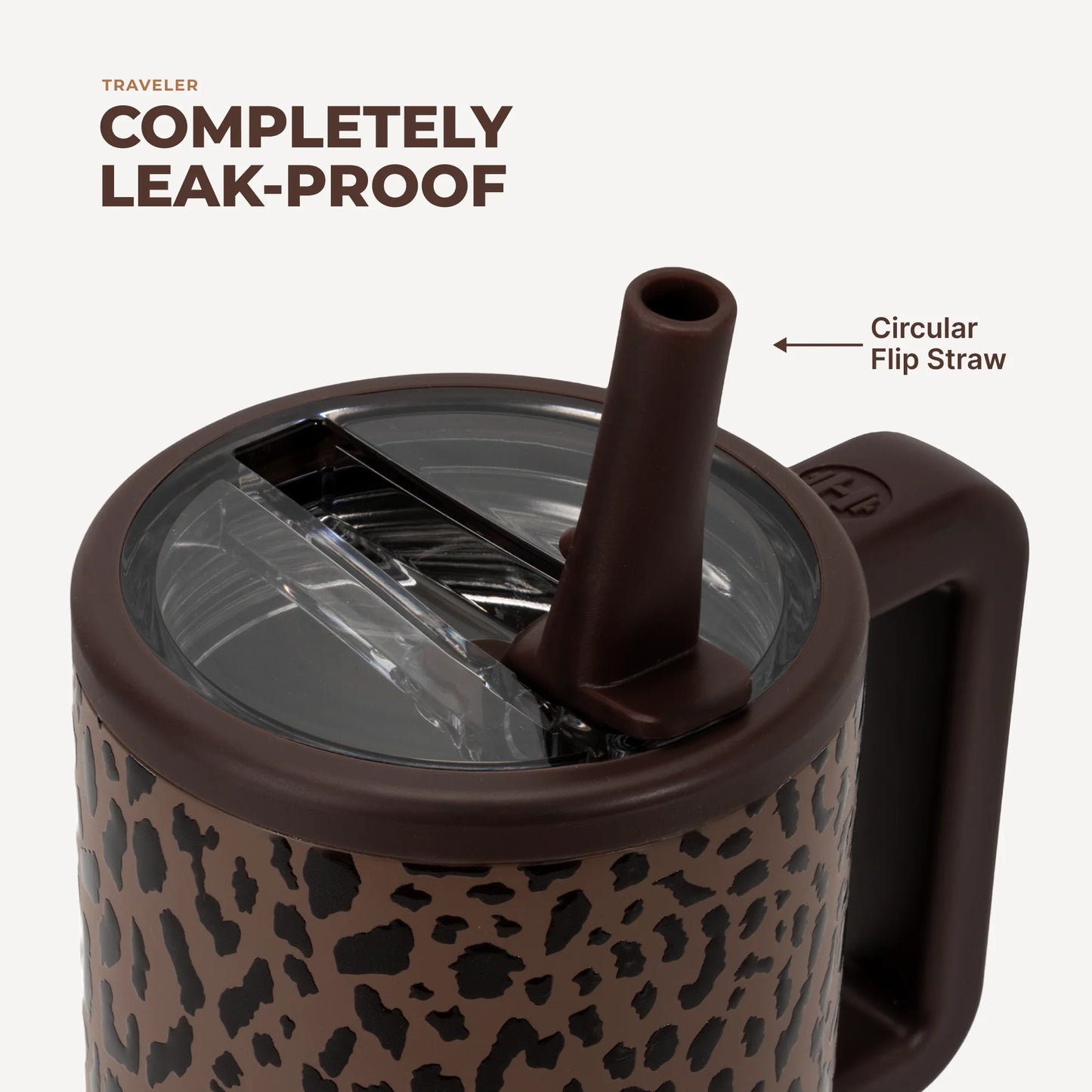 Brown Leopard | 20oz Traveler