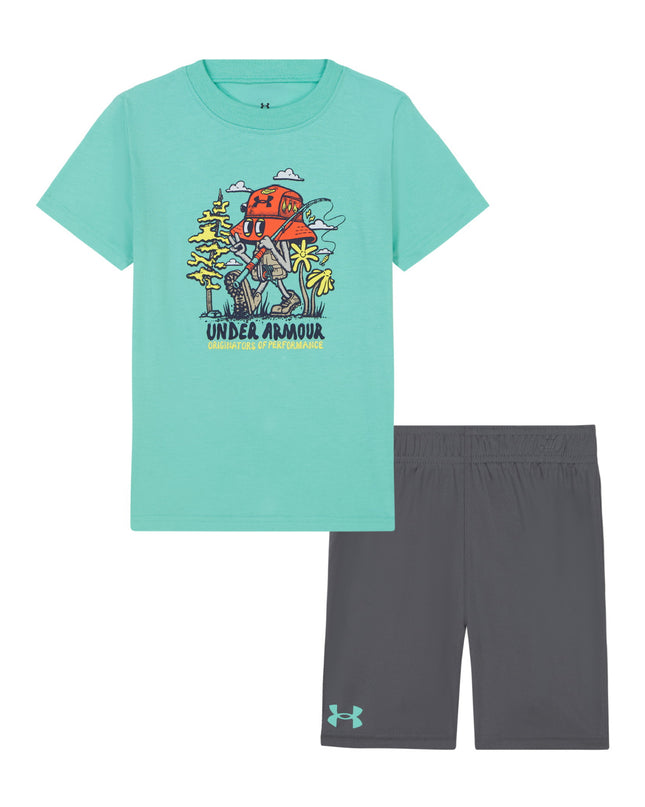 UA Bucky Fishing Shorts Set | Prism Green |12M-24M